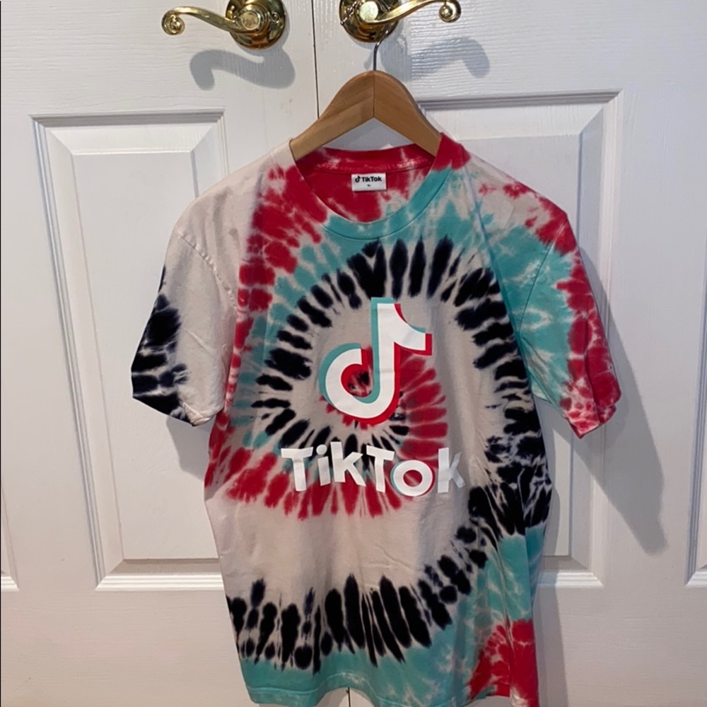Official TikTok tie-dye t-shirt